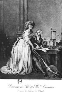 Antoine Laurent Lavoisier 1743-94 and his wife Marie Anne Paulze 1758-1836 by Georges Ernest Profit