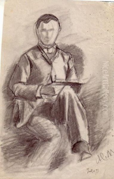 Autoportrait Dessinant - view 1