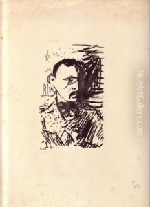 Autoportrait Au Noeud Papillon by Albert Marquet