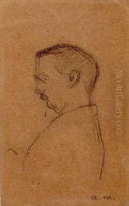 Autoportrait Lisant, Circa 1900 by Albert Marquet