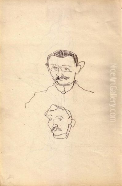 Autoportrait Avec Et Sans Lunettes - view 1