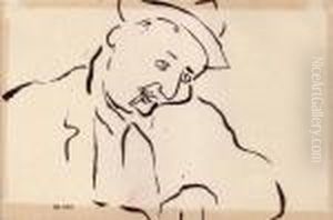 Portrait De Jean Launois A La Cigarette, Bougie