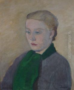 Portrait De Femme Blonde