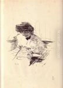 Mere De L'artiste Brodant by Albert Marquet