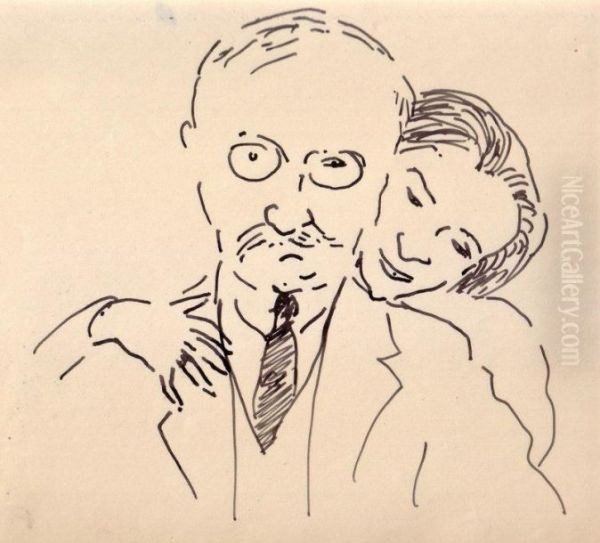 Autoportrait Avec Madame Marquet, Bougie - view 1