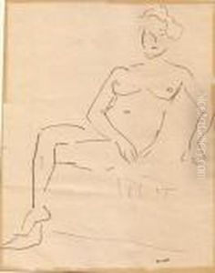 Yvonne, Jambes Croisees by Albert Marquet