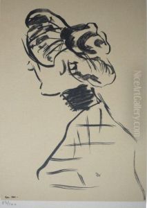 Femme De Profil, Paris