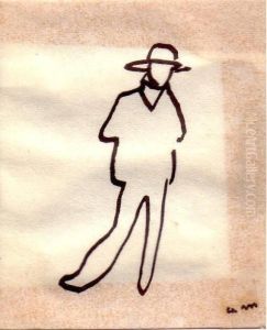 Homme Au Chapeau, Paris by Albert Marquet