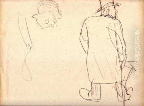 Homme Au Chapeau Haut De Forme - view 1