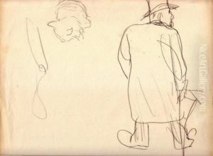 Homme Au Chapeau Haut De Forme by Albert Marquet