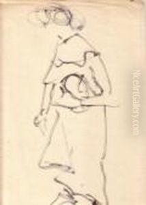 Femme Marchant Femme Marchant