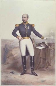 General Louis Jules Trochu 1815-96 by Jean Baptiste Perrot