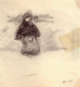 Femme Assise, Paris by Albert Marquet