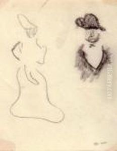 Etudes De Personnages, Paris by Albert Marquet