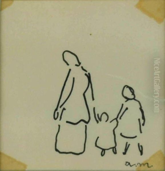 Femme Et Ses Enfants - view 1