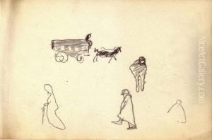 L'attelage Et Passants by Albert Marquet
