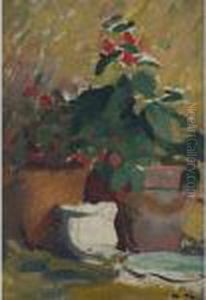 Pots De Geranium by Albert Marquet