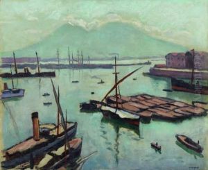 Naples, Le Vesuve by Albert Marquet