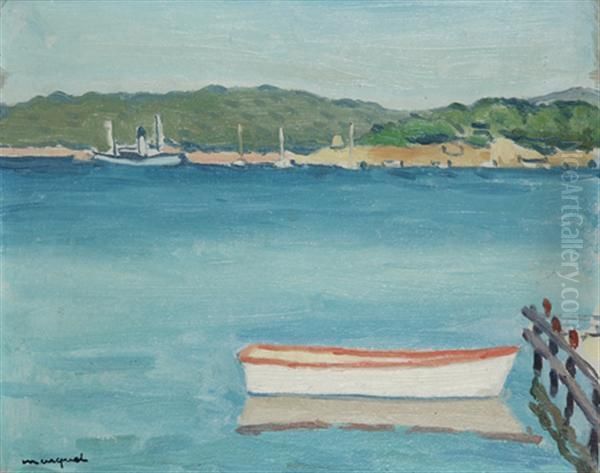 Barque Au Ponton A Porquerolles - view 1