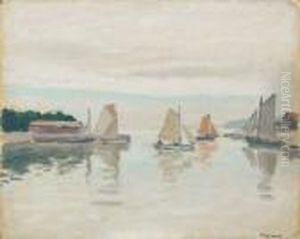 Voiliers A La Rochelle by Albert Marquet