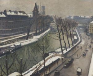 Paris, Quai Des Grands-augustins Sous La Neige by Albert Marquet