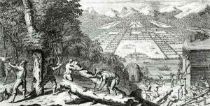 Illustration from The Reasons for establishing the Colony of Georgia by Benjamin Martyn 1699-1763, 1733 by John Pine