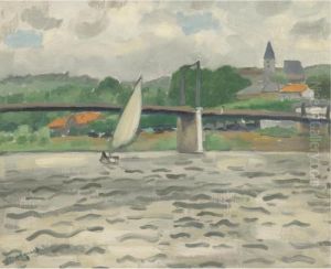 Voile Sur La Seine A Triel by Albert Marquet