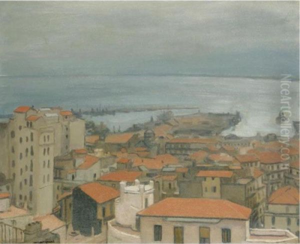 Alger, Vue De Mustapha, Pluie - view 1