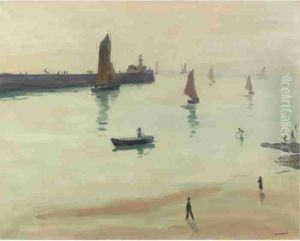 Sortie De La Porte De Chaume (les Sables-d'olonne) by Albert Marquet