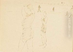 La Plage D'hendaye by Albert Marquet