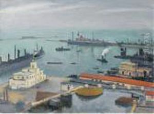 Le Port Et La Douane by Albert Marquet