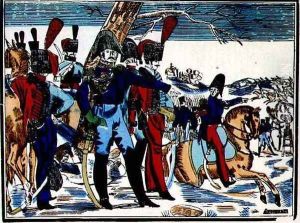 The Retreat from Russia, 1815 from Edition de la Revue Lorraine Illustree, engraved by Antoine Reveille 1788-1870, pub. 1912 The Retreat from Russia, 1815 from Edition de la Revue Lorraine Illustree, engraved by Antoine Reveille 1788-1870, pub. 1912