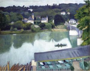 Le Pont De Chenneviere by Albert Marquet