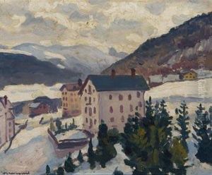 Davos L'hiver. by Albert Marquet