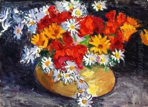 Fleurs Dans Un Pot Decuivre