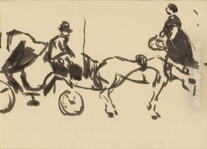 Study Of Horse And Carriage by Albert Marquet