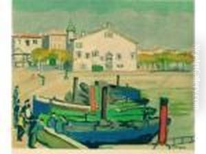 Le Port De Saint-jean-de-luz. by Albert Marquet