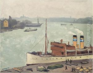 Bateau A Quai, Stockholm by Albert Marquet
