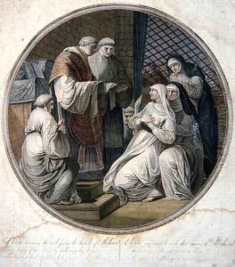 Eloise Receives the Veil from the Hands of Abelard