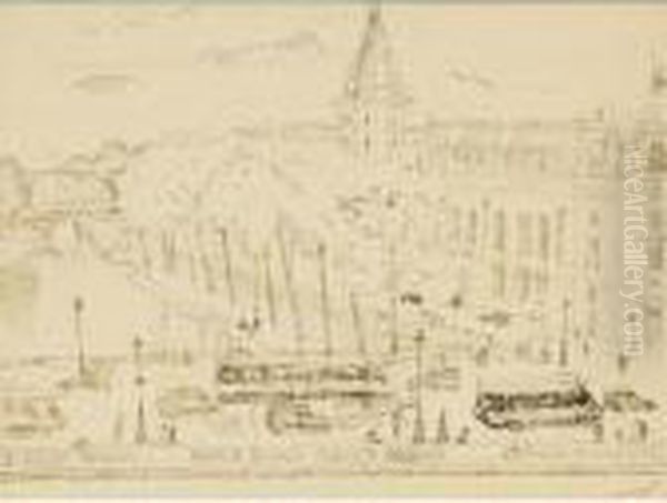 Le Pont Saint Michel - view 1