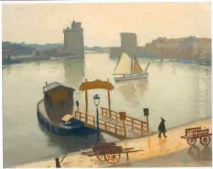 Le Port De La Rochelle. by Albert Marquet