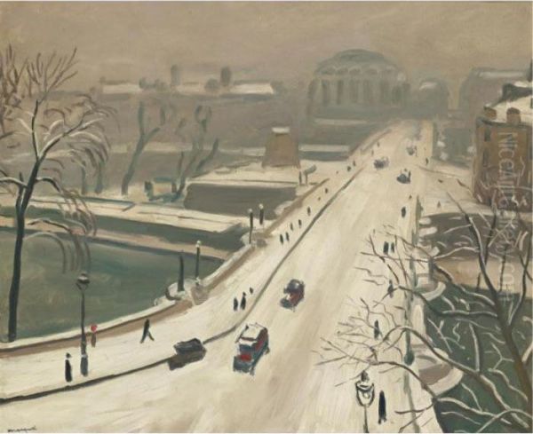 Le Pont Neuf Sous La Neige - view 1