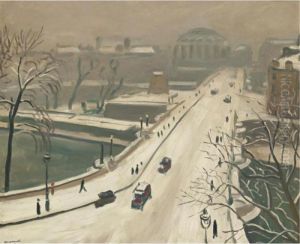 Le Pont Neuf Sous La Neige by Albert Marquet
