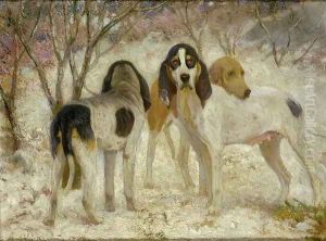 Vrelay-Old English Stag Hounds by Henry Rankin Poore