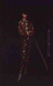 The Artists Daughter, Nancy, as Pierrot by Mabel Pryde
