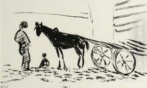 la Charrette by Albert Marquet