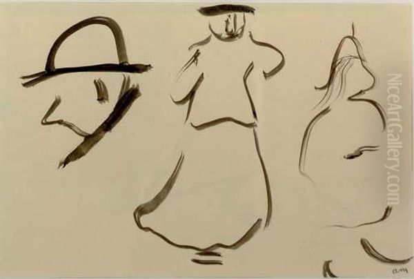 Study For Bubu De Montparnasse; And A Drawing On The Reverse - view 1