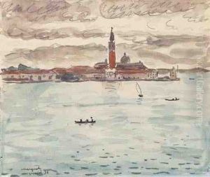Venise, Ciel Orageux, Ile De San Giorgio Maggiore by Albert Marquet
