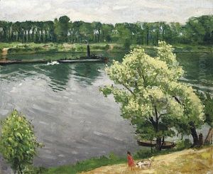 La Frette - Bord De Seine by Albert Marquet