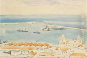 Port D'alger by Albert Marquet